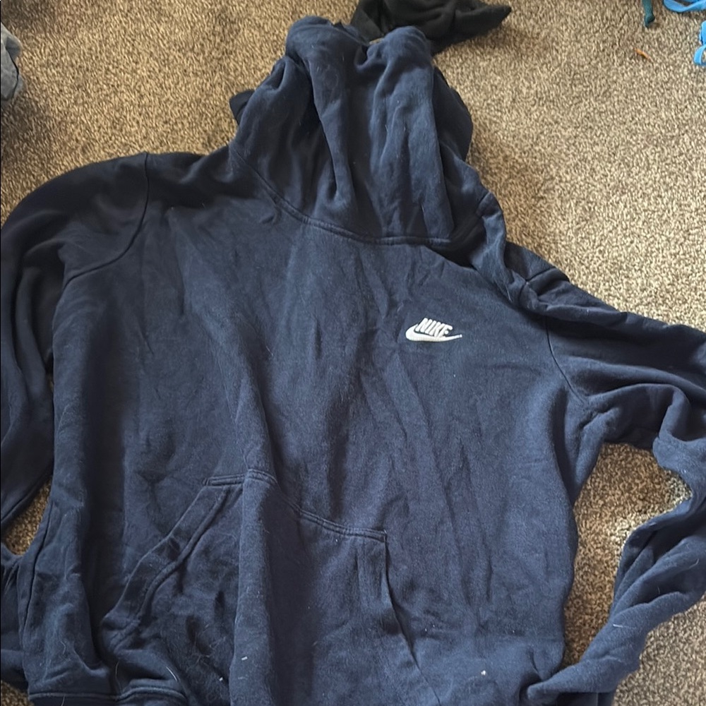 Nike Men's Navy Hoodie